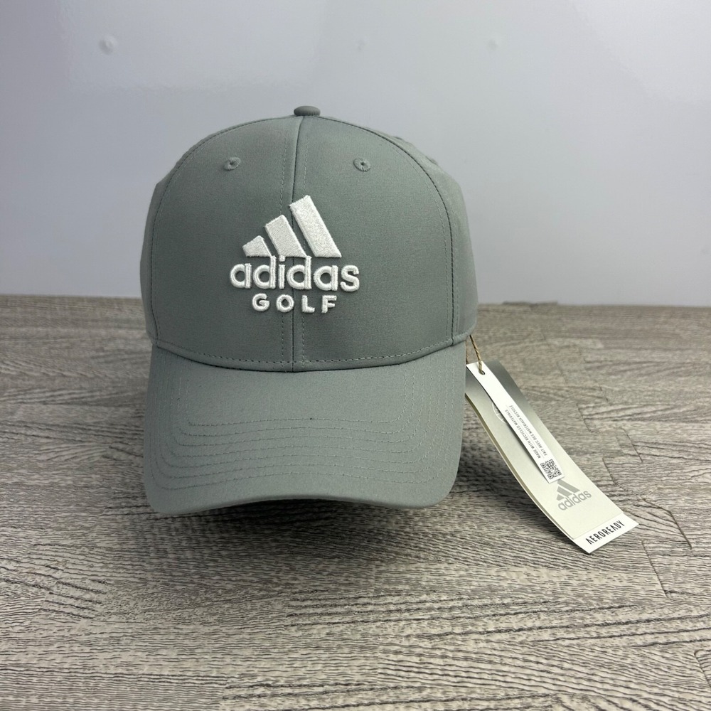 Adidas Golf Hat‎ Cap Strap Back Adjustable Gray BRAND NEW Sports Mens